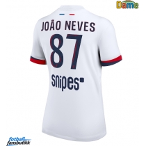 Paris Saint-Germain Joao Neves #87 Bortedrakt Dame 2025-26 Kortermet